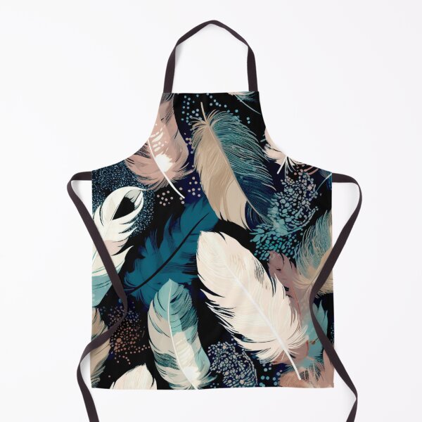 Item preview, Feathers - Teal, blush, gray, ivory, gold 2 designed and sold by Highlandkings.
