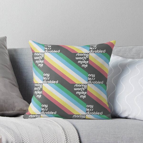 Item preview, Staring Wont Make Me Any Less Disabled Pride Flag designed and sold by harrifangs.