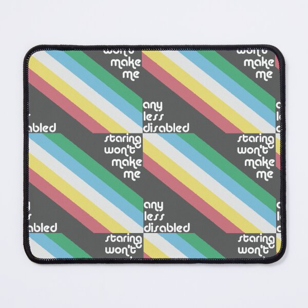 Item preview, Staring Wont Make Me Any Less Disabled Pride Flag designed and sold by harrifangs.