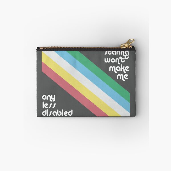 Item preview, Staring Wont Make Me Any Less Disabled Pride Flag designed and sold by harrifangs.