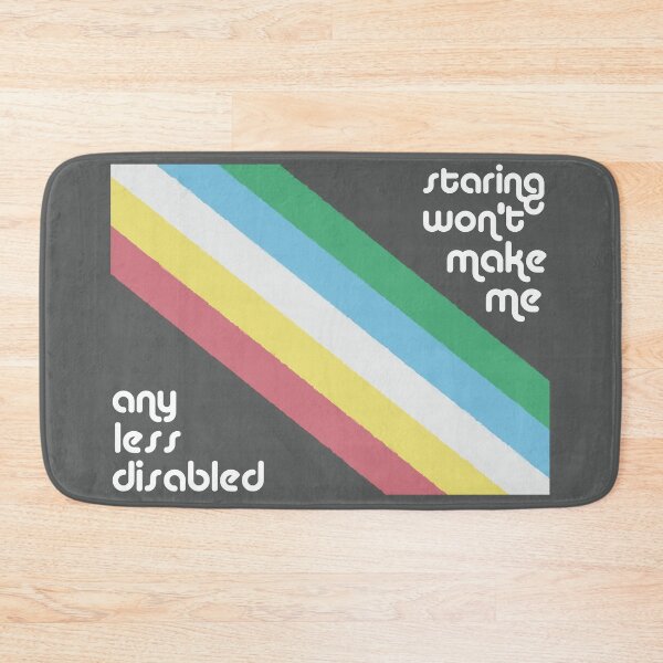 Item preview, Staring Wont Make Me Any Less Disabled Pride Flag designed and sold by harrifangs.