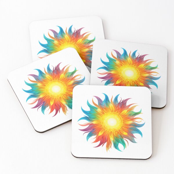 Item preview, Colorful sun designed and sold by Ashura-AI.