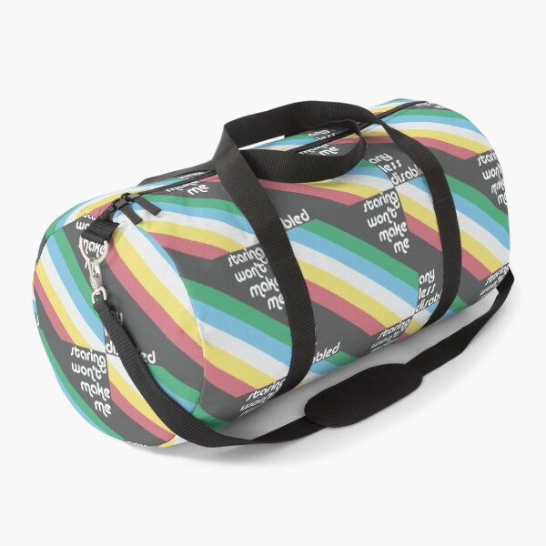 Item preview, Staring Wont Make Me Any Less Disabled Pride Flag designed and sold by harrifangs.