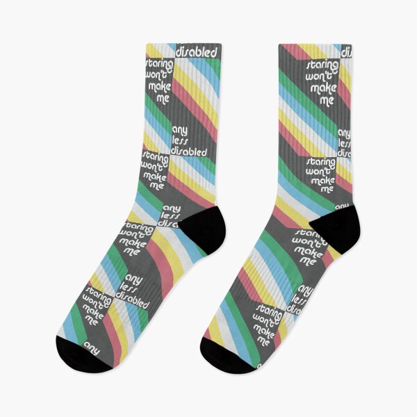 Item preview, Staring Wont Make Me Any Less Disabled Pride Flag designed and sold by harrifangs.