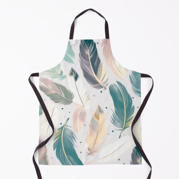 Item preview, Feathers - Teal, blush, gray, ivory, gold 3 designed and sold by Highlandkings.