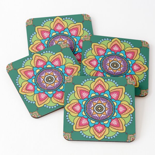 Item preview, Colorful Mandala pattern designed and sold by CYouHere.