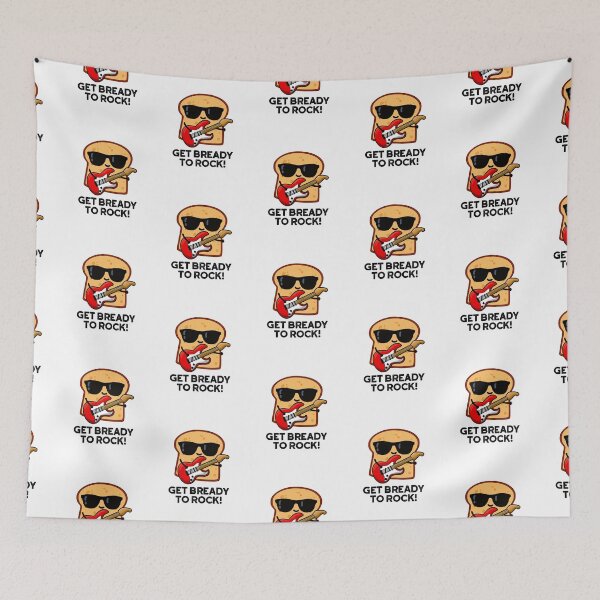 Item preview, Get Bready To Rock Rocker Funny Bread Puns  designed and sold by punnybone.