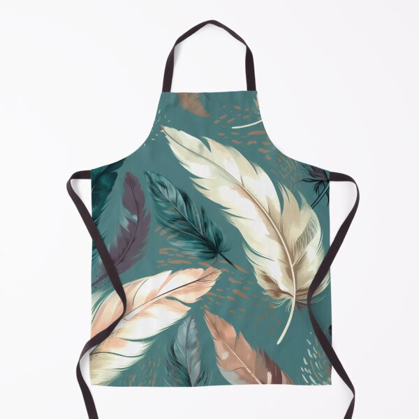 Item preview, Feathers - Teal, blush, gray, ivory, gold 4 designed and sold by Highlandkings.