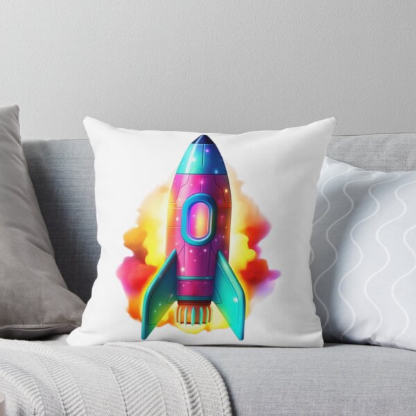 Item preview, Colorful rocket designed and sold by Ashura-AI.