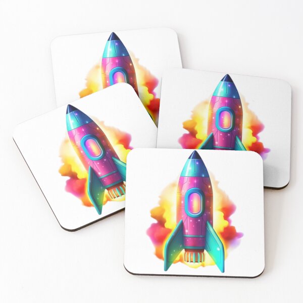 Item preview, Colorful rocket designed and sold by Ashura-AI.