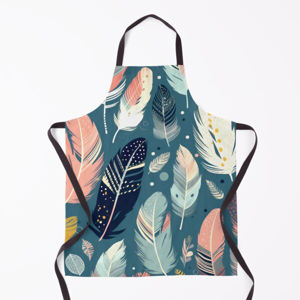 Item preview, Feathers - Teal, blush, navy, gray, gold designed and sold by Highlandkings.