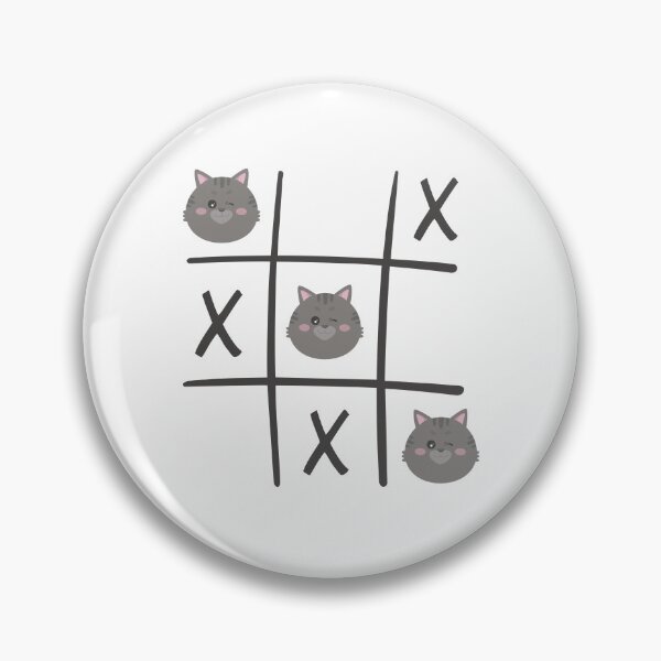 Item preview, Cute and adorable Kitty Cat Tic Tac Toe designed and sold by RunSumErrands.