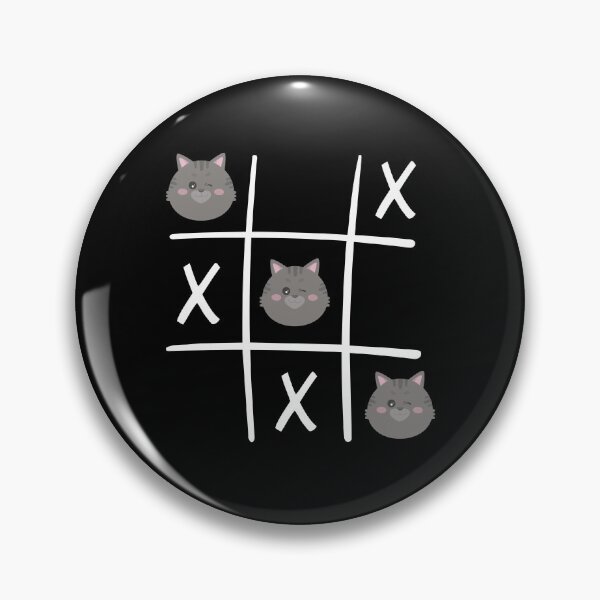 Item preview, Cute and adorable Kitty Cat Tic Tac Toe designed and sold by RunSumErrands.