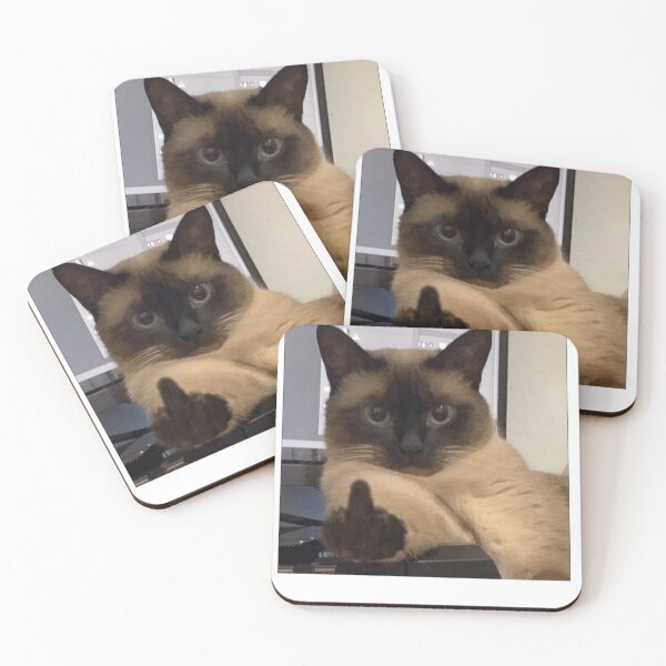 Item preview, Cat Middle Finger designed and sold by Piixiefae.