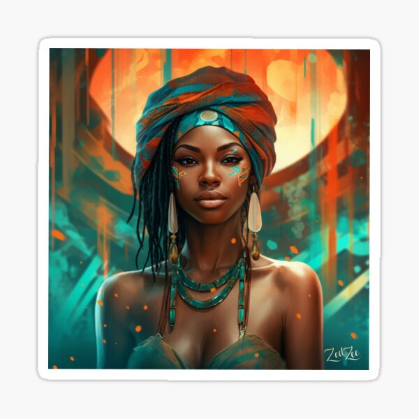 Aperçu de l'œuvre Beauté Africaine créée et vendue par zedvonzee.