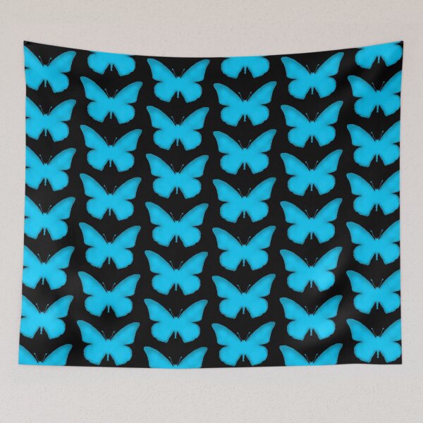 Item preview, Neon Blue Ombre Butterfly Silhouette  designed and sold by Deborah Camp.