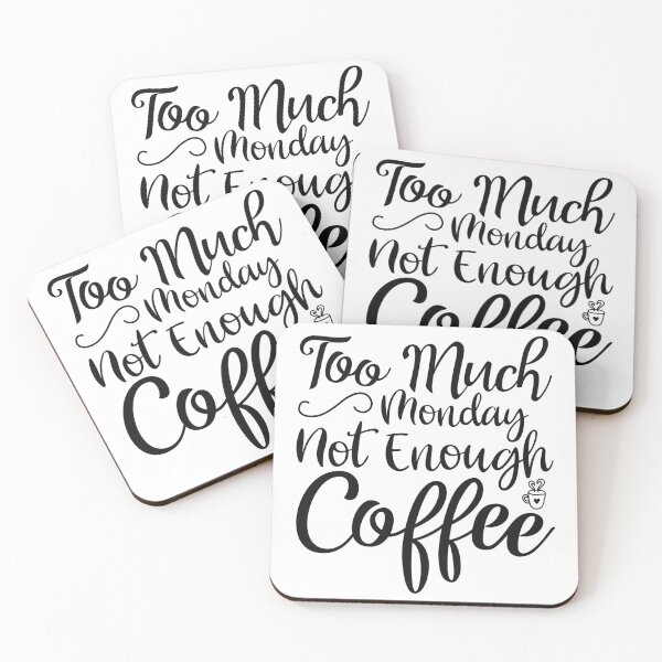 Item preview, Too Much Monday designed and sold by askthebookbug.