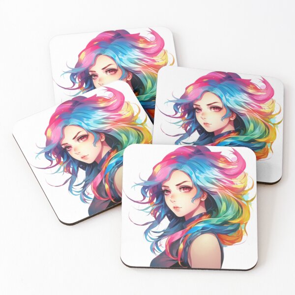 Item preview, Colorful Anime Female Character designed and sold by Ashura-AI.