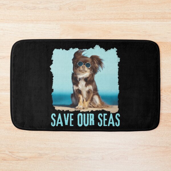 Item preview, COOL BEACH DOG - Save Our Seas, Dog Lover, Cool Puppy, Ocean Love, Top Dog designed and sold by Sun Sand & Sea Art.