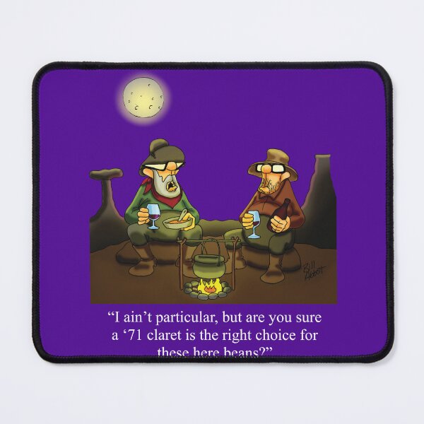 Item preview, Funny Spectickles Cowboy Wine Pairing Humor designed and sold by abbottoons.