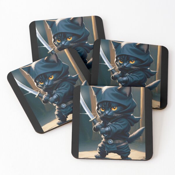 Item preview, Cat in ninja costume designed and sold by Mahkor.