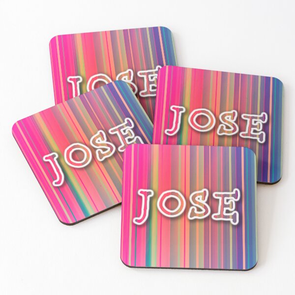 Item preview, The name Jose over colorful vertical lines designed and sold by studio468.