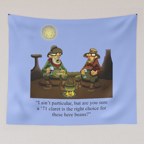 Item preview, Funny Spectickles Cowboy Wild West Wine Pairing Humor designed and sold by abbottoons.