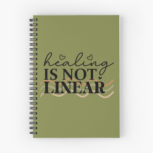 Item preview, Healing is Not Linear Design - Embrace the Journey with Unique Wellness Art designed and sold by ShopWilPrints.