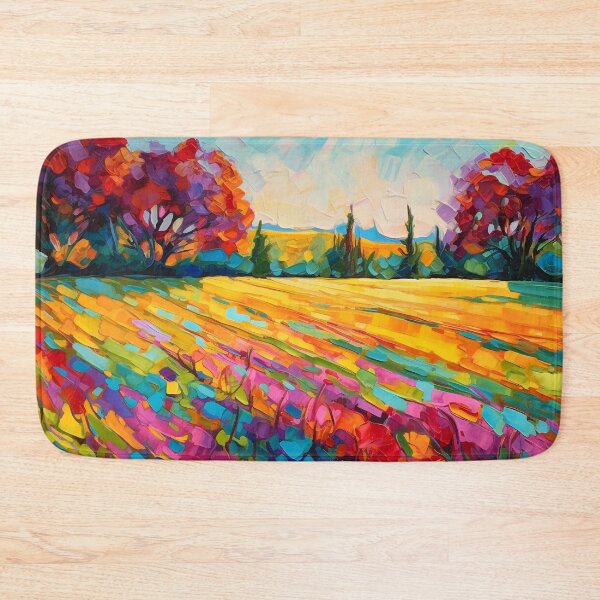 Item preview, Beautiful summer Impressionistic countryside landscape 6 designed and sold by Art by Lilia.
