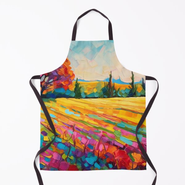 Item preview, Beautiful summer Impressionistic countryside landscape 6 designed and sold by Art by Lilia.