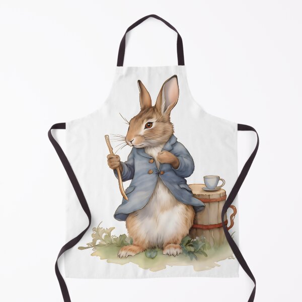 Item preview, Peter Rabbit with cup of tea in waistcoat designed and sold by dzineNJ.