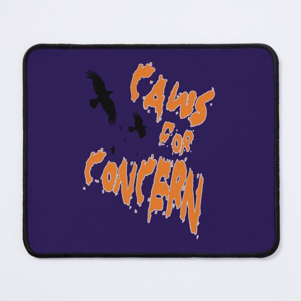 Item preview, Halloween Ravens Caws For Concern Fun Pun Orange Quote 2 designed and sold by taiche.