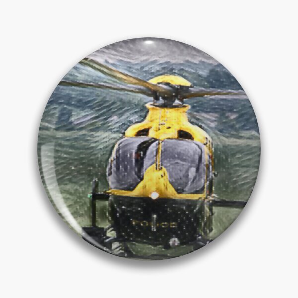 Item preview, Police Helicopter Hover In Shades Of Blue designed and sold by Fearless-Fox.