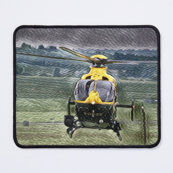 Item preview, Police Helicopter Hover In Shades Of Blue designed and sold by Fearless-Fox.
