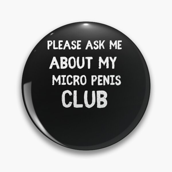 Artikelvorschau,   Ask Me About My Micro Penis Club T-Shirt mit Distressed-Effekt, lustiges Spruchshirt für Männer entworfen und verkauft von unique things.