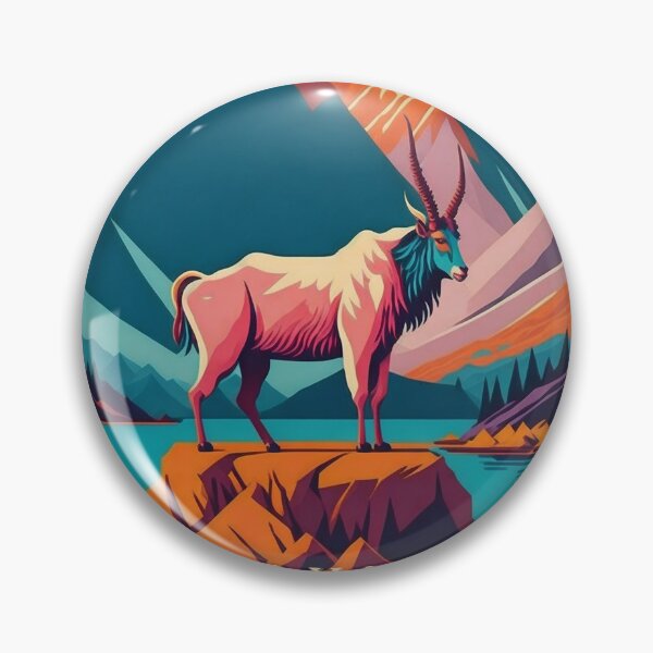 Item preview, Alpine Majesty: Breathtaking Mountain Chamois in Digital Harmony designed and sold by zax454.