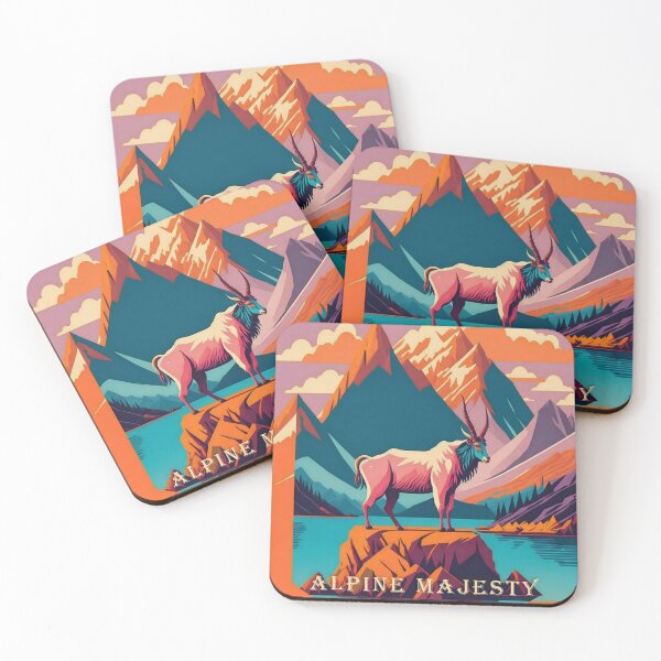Item preview, Alpine Majesty: Breathtaking Mountain Chamois in Digital Harmony designed and sold by zax454.