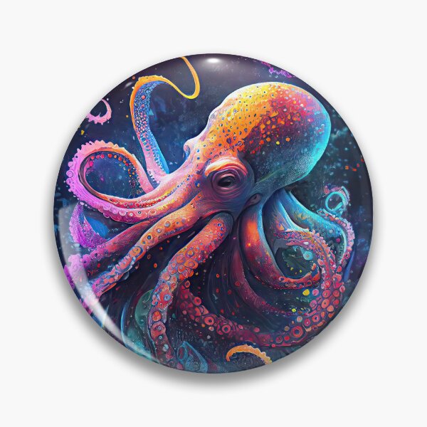 Item preview, The Intelligent Octopus - Deep in the Ocean designed and sold by Earth Celebration Designs.