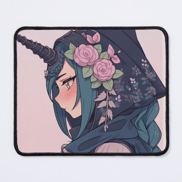 Item preview, Cute Hooded Unicorn Horn Anime Girl designed and sold by bubblegoth.