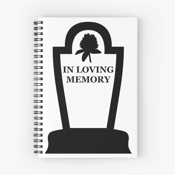 Item preview, Rounded In Loving Memory Floral Gravestone designed and sold by RebeccaRichards.