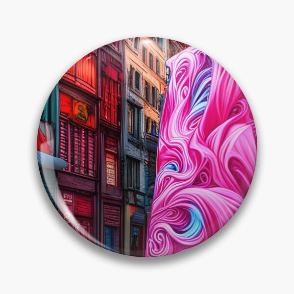 Item preview, Abstract Pink on a Vibrant Street designed and sold by CJMarchese.