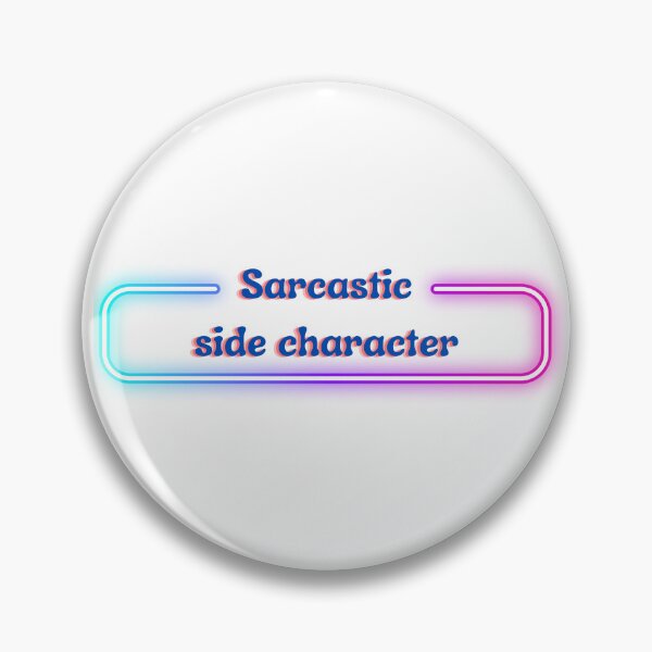Item preview, Sarcastic side character sticker designed and sold by VirtualPalette.