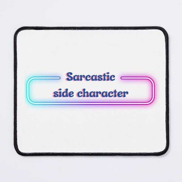 Item preview, Sarcastic side character sticker designed and sold by VirtualPalette.