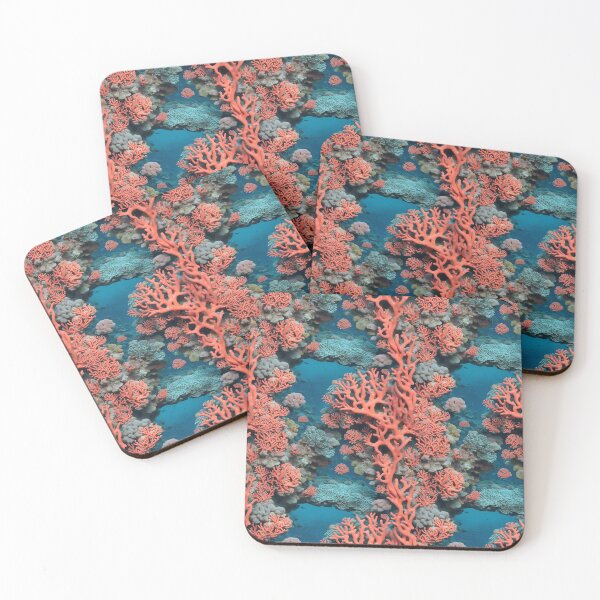 Item preview, Vibrant Coral Pattern  designed and sold by Theo-B.