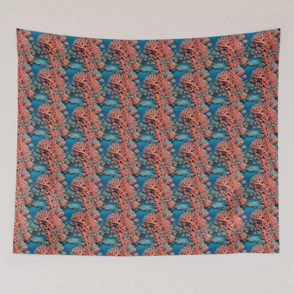 Item preview, Vibrant Coral Pattern  designed and sold by Theo-B.