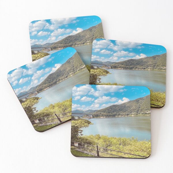 Item preview, Beautiful Lake with Green Mountains designed and sold by PopArtFever.