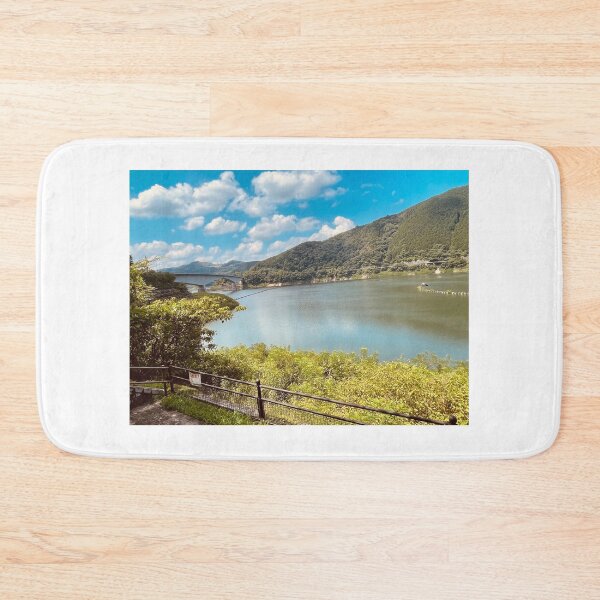 Item preview, Beautiful Lake with Green Mountains designed and sold by PopArtFever.