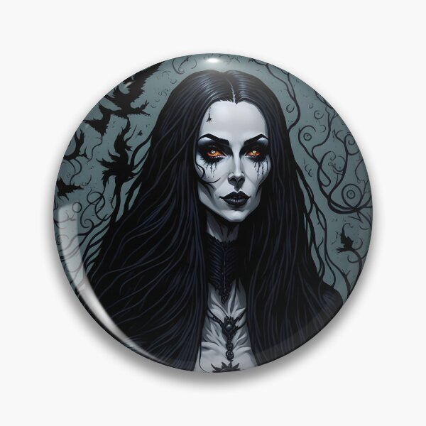 Item preview, Gothic Lady Portrait Vampire Dark Art designed and sold by SoccaTamam.