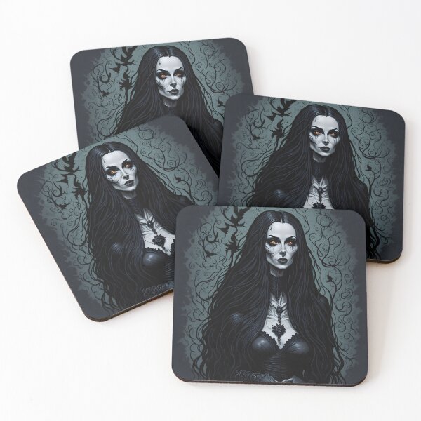 Item preview, Gothic Lady Portrait Vampire Dark Art designed and sold by SoccaTamam.