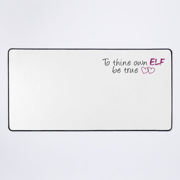 Item preview, To Thine Own Elf be True (White) designed and sold by FairytaleTees.